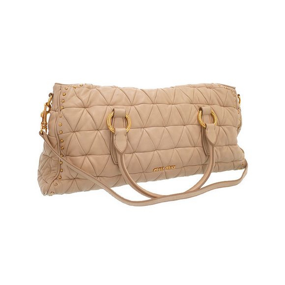 Miu Miu 2way Handbag Beige - Picture 2 of 9